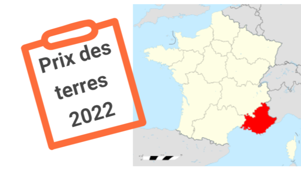 A 12 020 €/ha, le prix des terres libres en Paca progresse de 26,1 % en 2022.